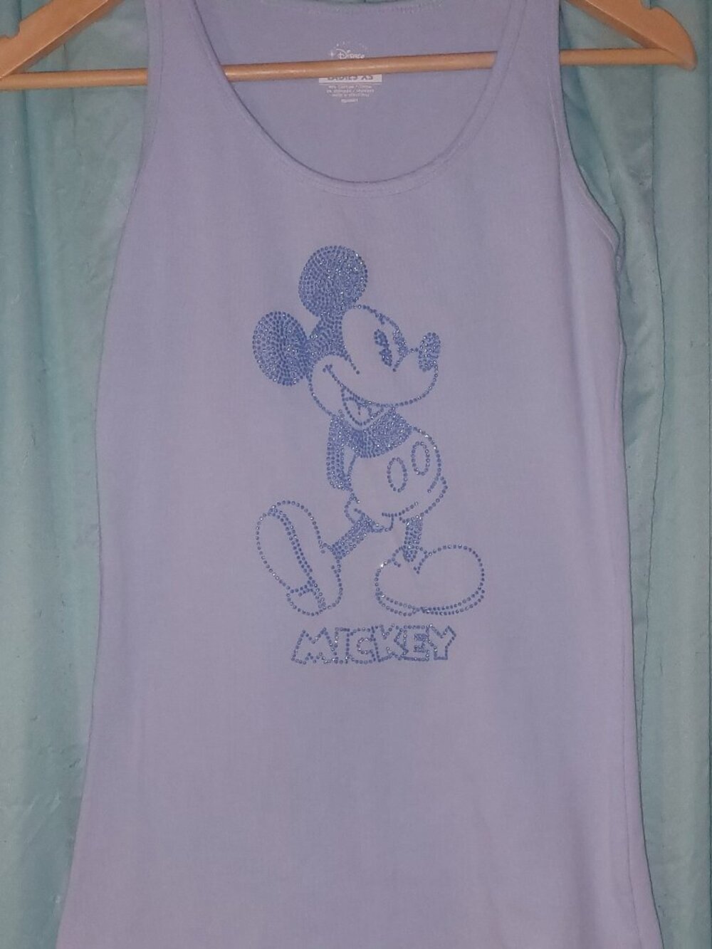 Disney's Glitter Mickey Mouse Tank Top XS